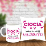 Poduszka i Kubek - Ciocia, mama w wersji wyluzowanej