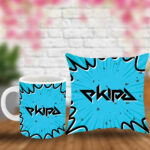 Poduszka i kubek z imieniem prezent dla fana EKIPY