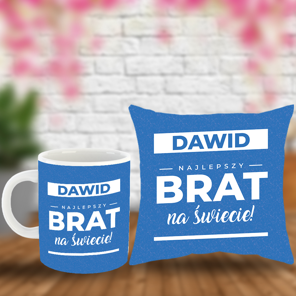 imie-najlepszy-brat-na-swiecie-1.jpg Poduszka i Kubek - (imię) Najlepszy brat na świecie! - obrazek 1
