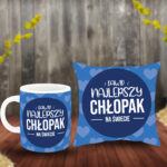 Poduszka i Kubek - (imię) Najlepszy chłopak na świecie!