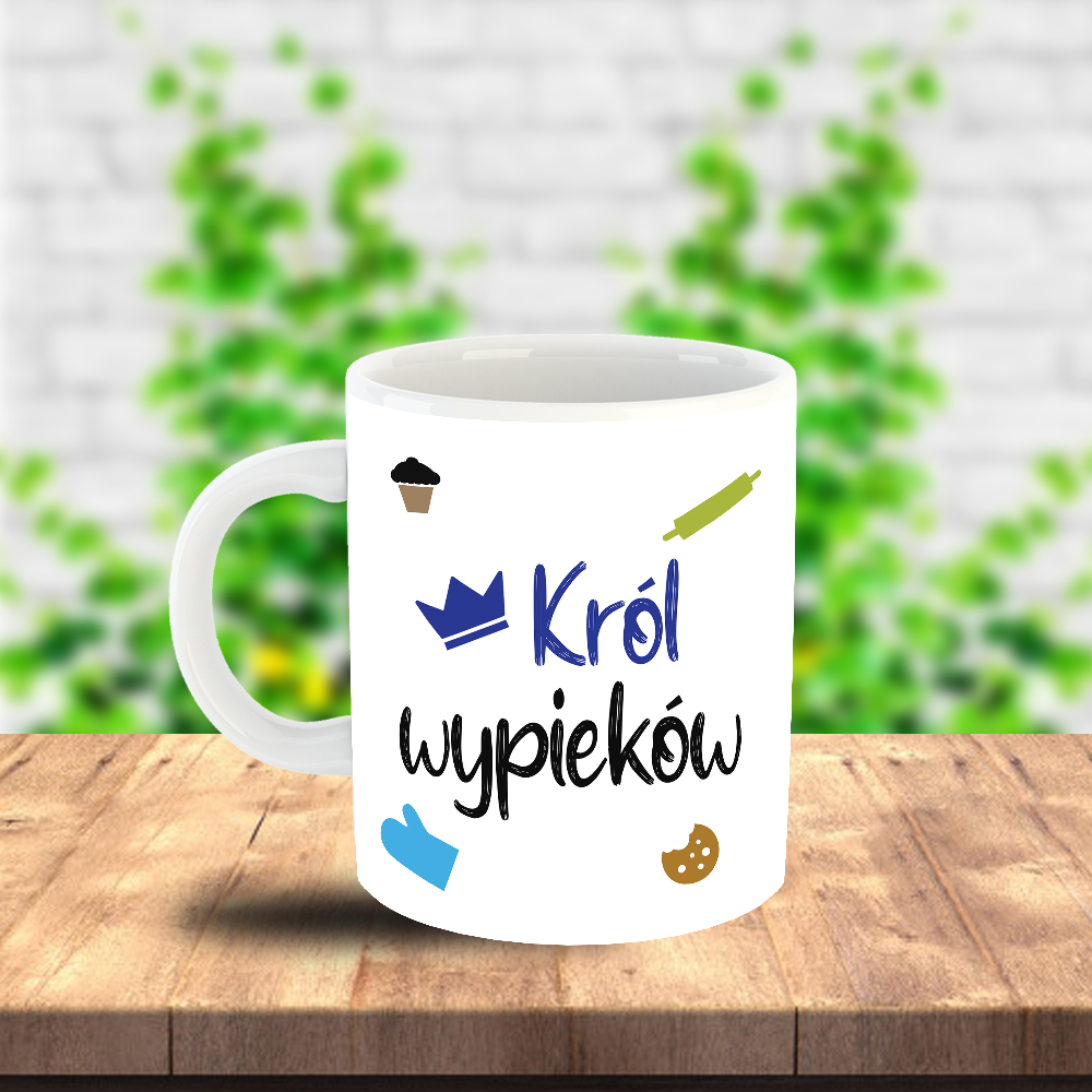 krol-wypiekow-kubek.jpg Kubek - Król wypieków - obrazek 1