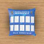 Poduszka - Tabliczka mnożenia z imieniem w stylu Fortnite