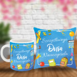 Poduszka i Kubek - Szczęśliwego Dnia Nauczyciela!