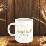 Kubek - Wesołych Świąt, życzą (nazwisko)