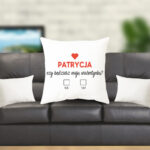 Poduszka - [imię] Czy będziesz moją walentynką?