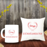 Poduszka i Kubek - [imię] Jesteś miłością mojego życia