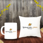 Poduszka i Kubek - Kochanej Babci [imię] 100 lat!