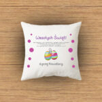 Poduszka - Życzenia świąteczne z nazwiskiem