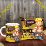 Poduszka i kubek z imieniem prezent dla fana Boba Budowniczego