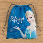 Worek do szkoły na WF, strój do ćwiczeń - Kraina Lodu Elza