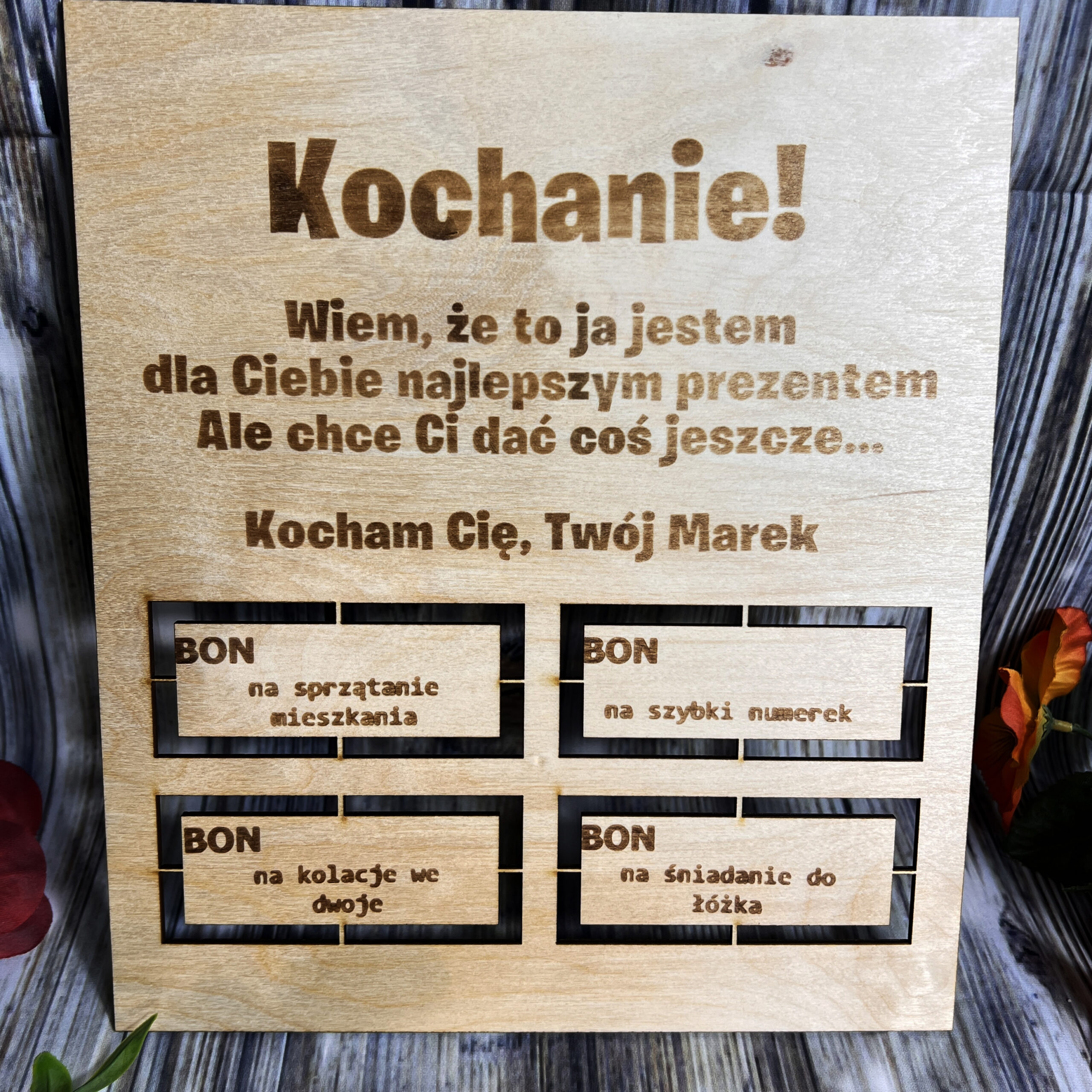 IMG_6300 Drewniana tabliczka z bonami - obrazek 1