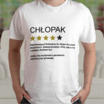 Koszulka dla chłopaka na prezent z opinią