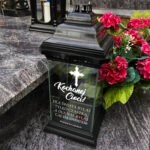 Personalizowany znicz z podpisem dla Cioci - Dla świata byłaś...