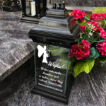 Personalizowany znicz z podpisem dla Wujka - Widocznie mało Aniołów jest...