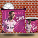 Poduszka i kubek świąteczny prezent dla fana piłkarza Lionel Messi