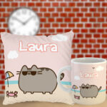 Poduszka i kubek prezent dla fana Pusheena