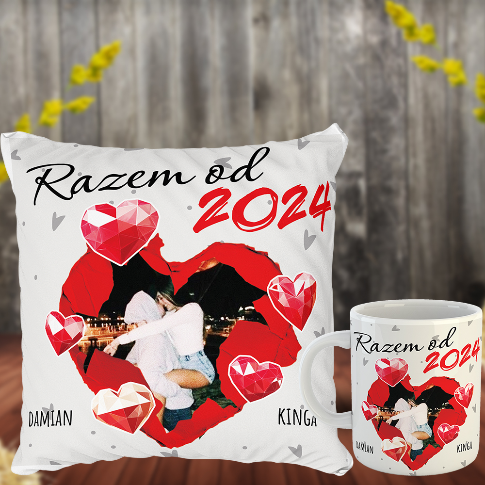 2-strona Personalizowany prezent zestaw na walentynki z zdjęciem i imionami - obrazek 1