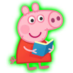 Lampka nocna w kształcie Świnka Peppa świecąca na różne kolory