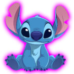 Lampka nocna w kształcie Sticza świecąca na różne kolory