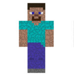 Puzzle w kształcie Steave Minecraft niestandardowe kształty