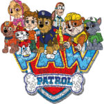 Puzzle w kształcie bohaterów bajki Psi Patrol