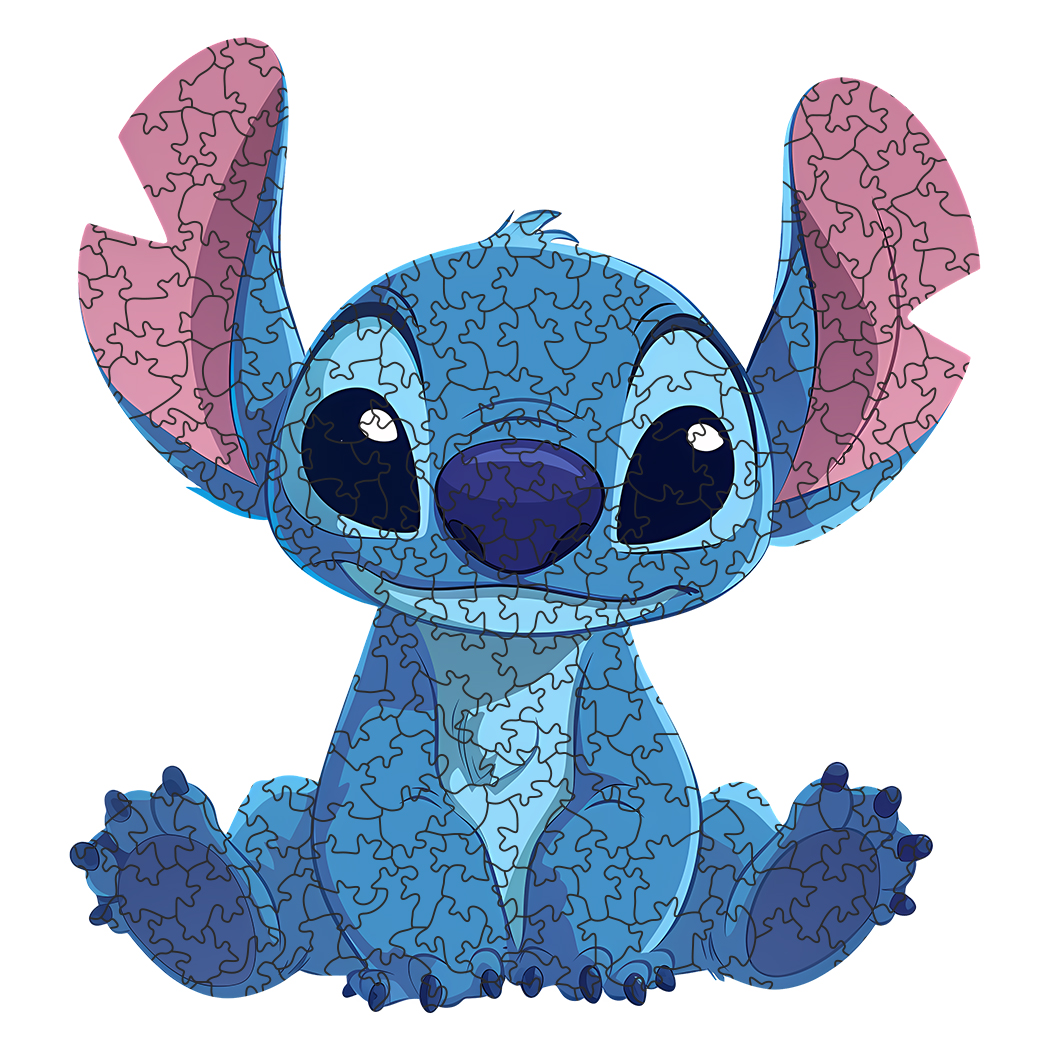 stitch-puzzle Puzzle w kształcie Stich niestandardowe kształty - obrazek 1