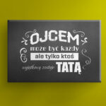 Obraz na płótnie z wzruszającym nadrukiem prezent na Dzień Ojca