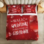 Pościel na Walentynki z nadrukiem – romantyczna pościel na prezent