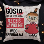 Poduszka na prezent dla niej [imię] ogólnie jest miła