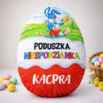 Personalizowana poduszka wielkanocna – Poduszka Niespodzianka z imieniem